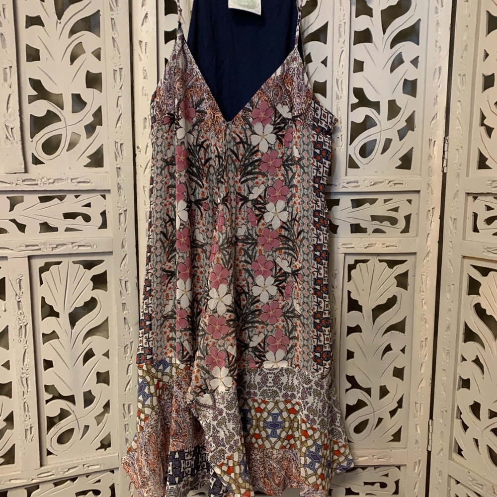 BUY NOW PRICE! BOHO PINK & BLACK SHORT DRESS